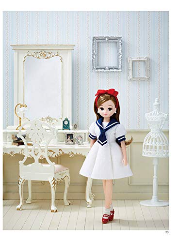 Licca Doll's Handsewn Miniature Dresses - Japanese Craft Book