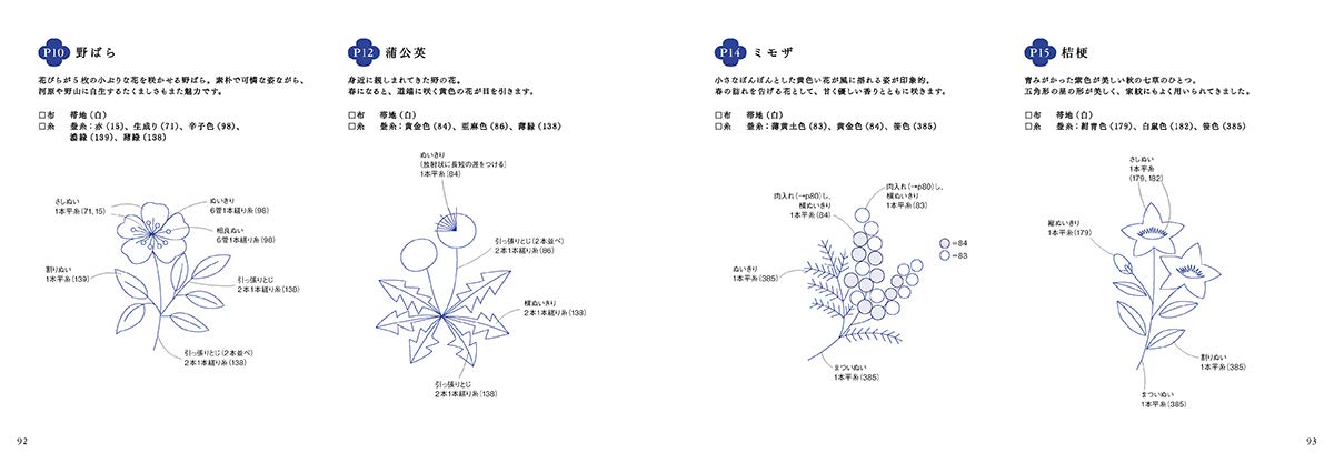 Traditional Japanese Small Embroidery - Japanese Craft Book