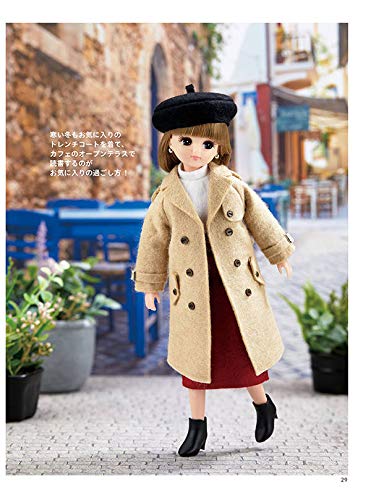 Licca Doll's Handsewn Miniature Dresses - Japanese Craft Book