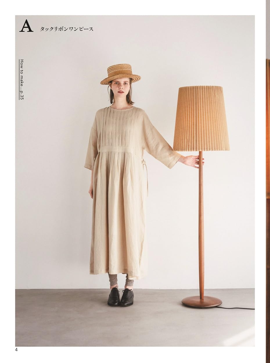 Clothing That Lights Up Your Everyday Life: A Comfortable Linen & Cotton Wardrobe - Japanese Craft Book