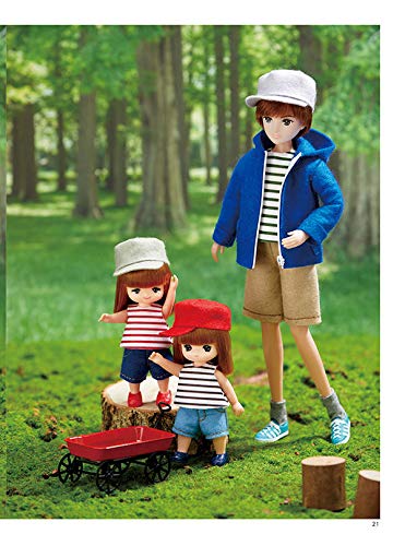 Licca Doll's Handsewn Miniature Dresses - Japanese Craft Book