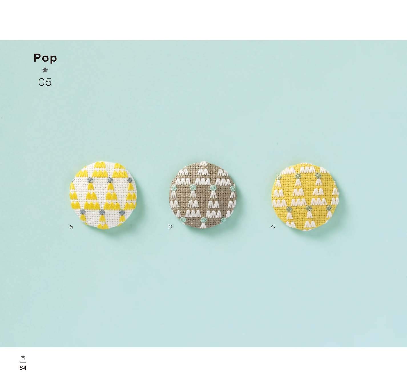 Let's Enjoy Cute Cross Stitch Repeated Designs - Japanese Craft Book