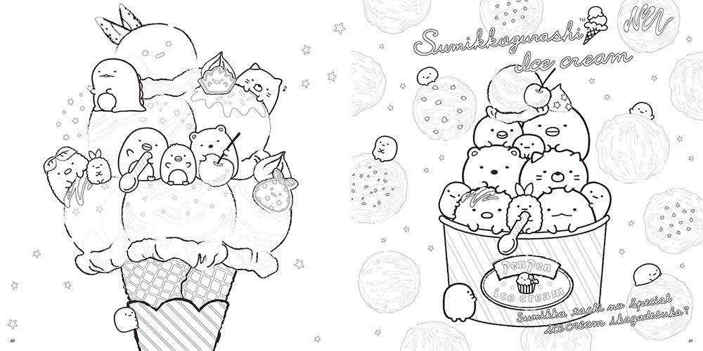 Sumikko gurashi CHARACTER Coloring Book Vol 2 - Japanese Coloring Book