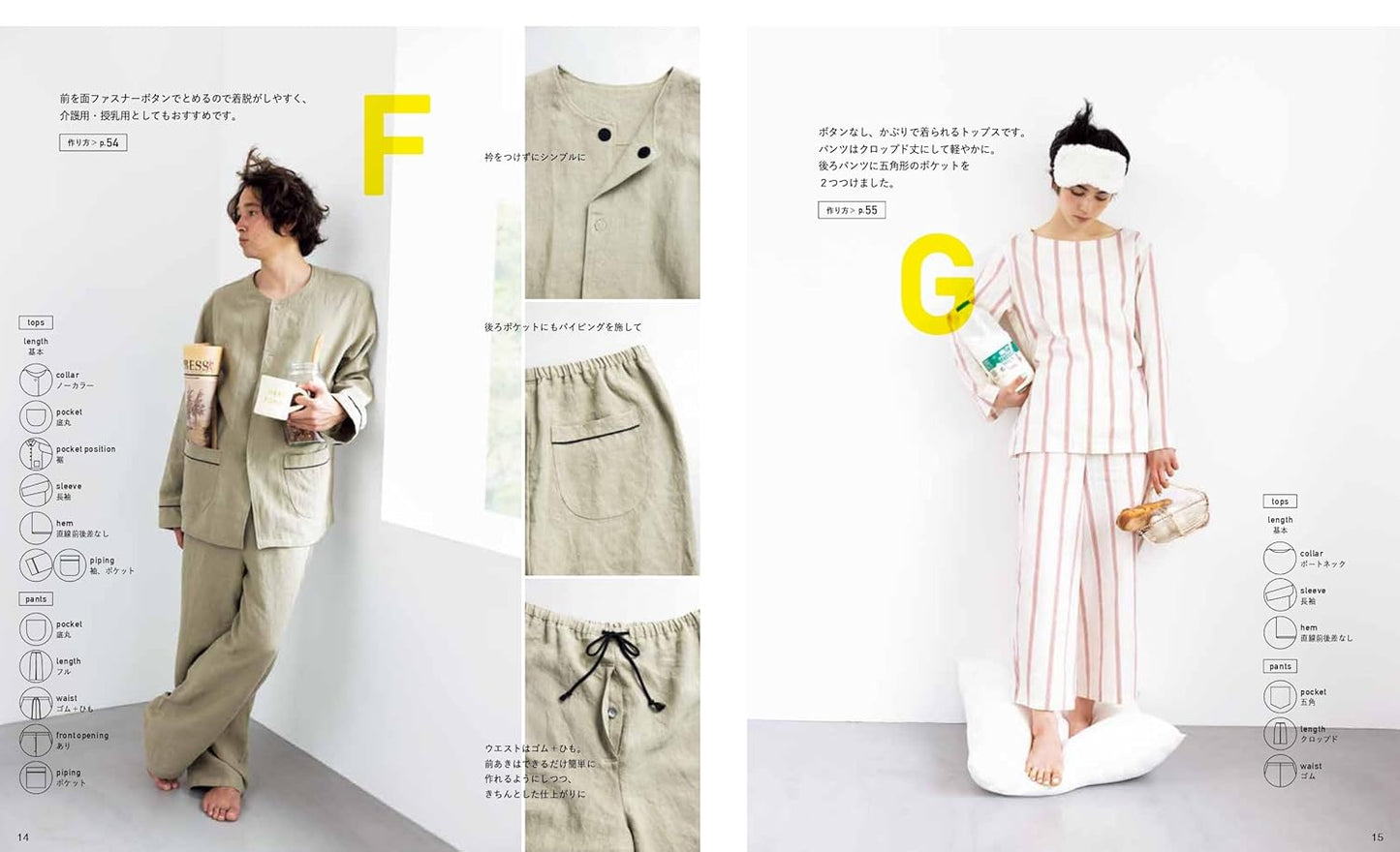 Aoi Koda's Pajamas and Sleepwear - Japanese Craft Book