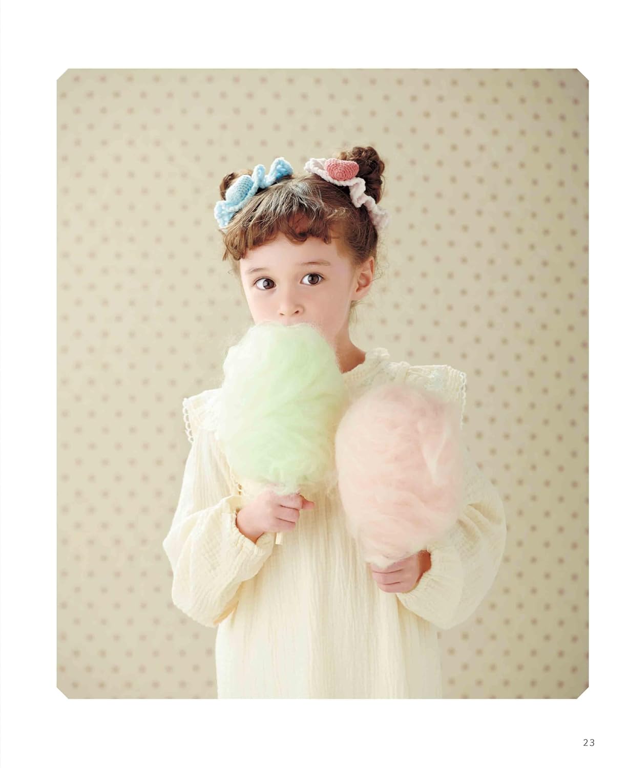 Sweet Crochet Hair Accessories for Girls - Japanese Craft Book