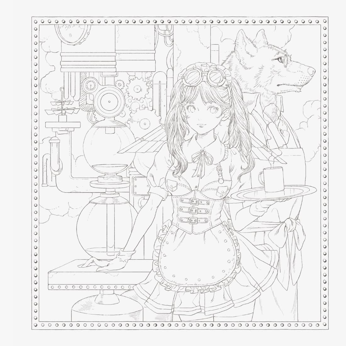 Victorian Design Coloring Book - Japanese Coloring Book