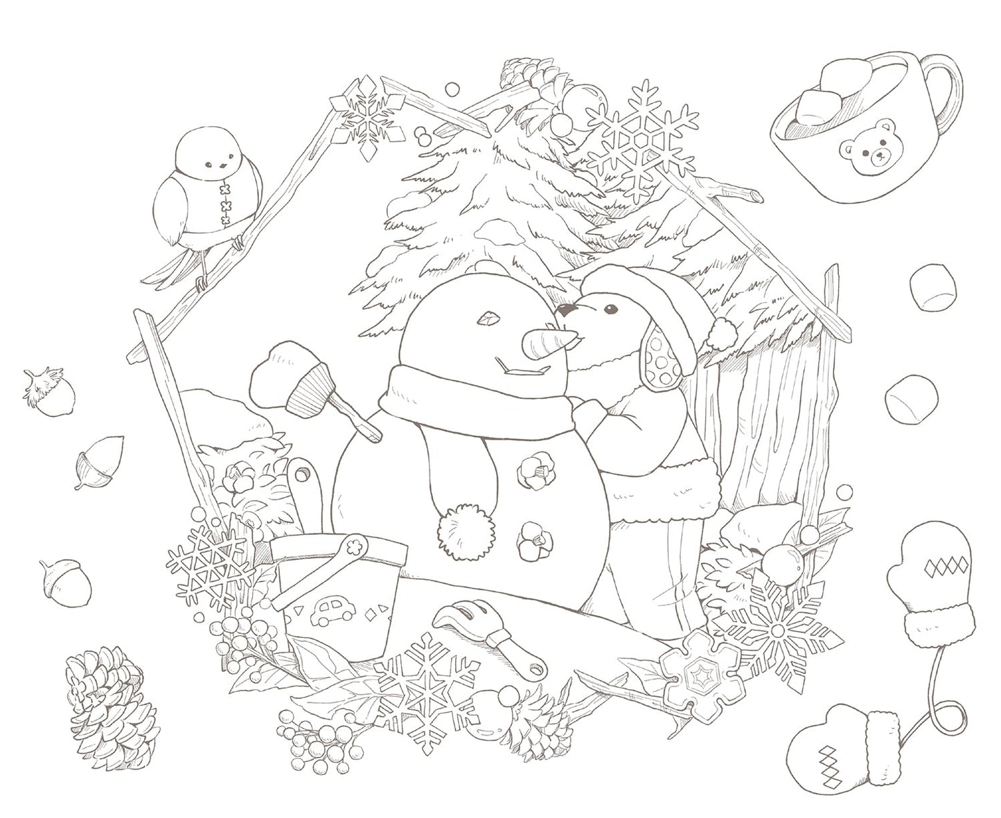The Traveling Animal Orchestra Coloring Book - Japanese Coloring Book