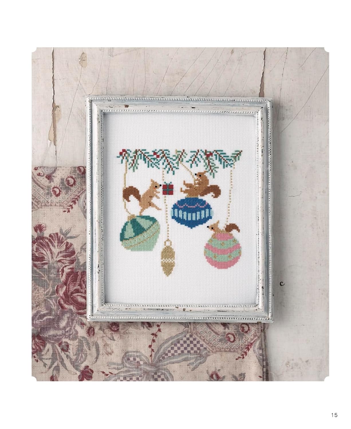 Cross Stitch Christmas Designs - Japanese Craft Book