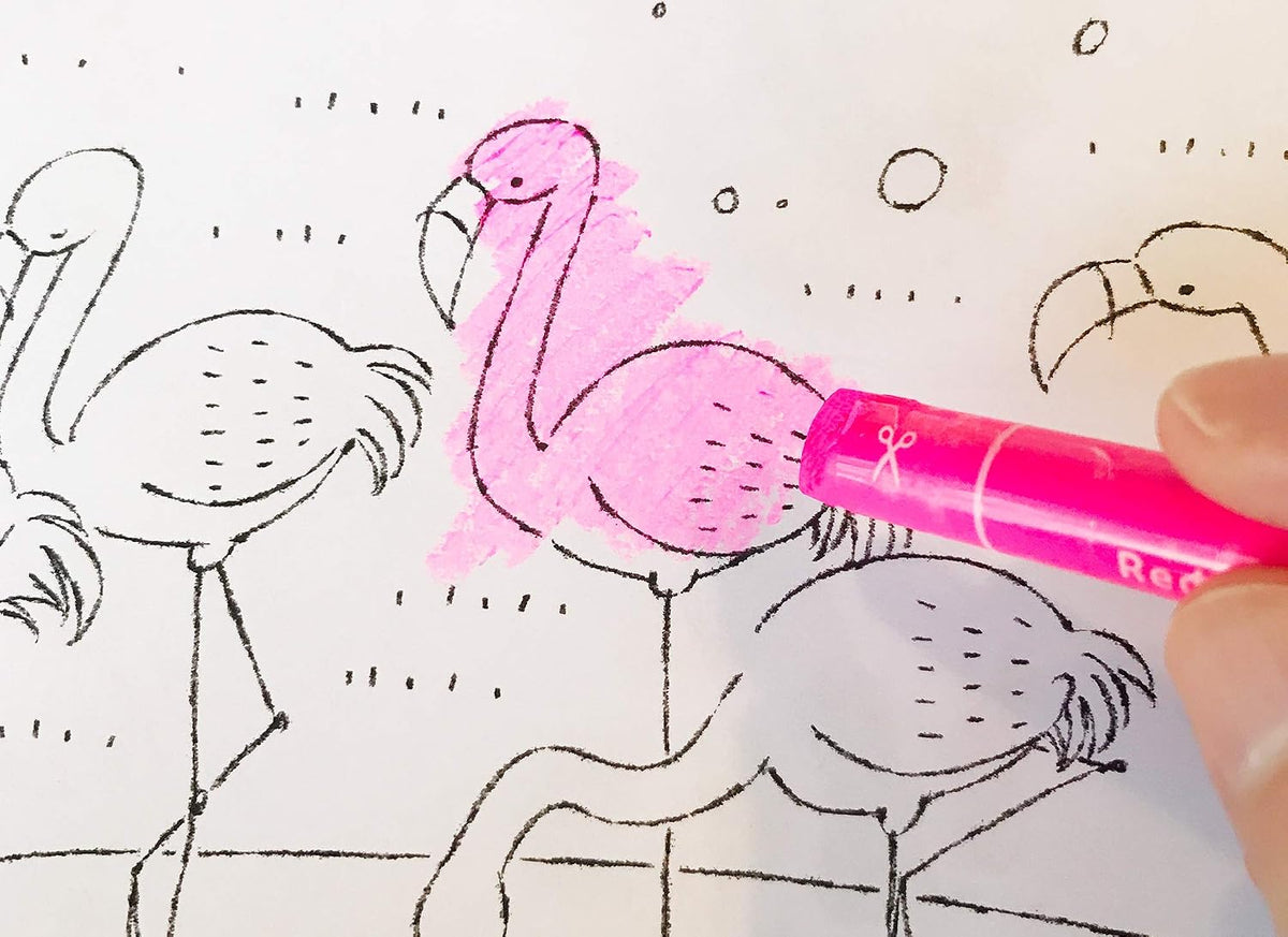 The Coloring Book for Clear and Neon Crayon : Color Outside the Lines – Japanese Coloring Book