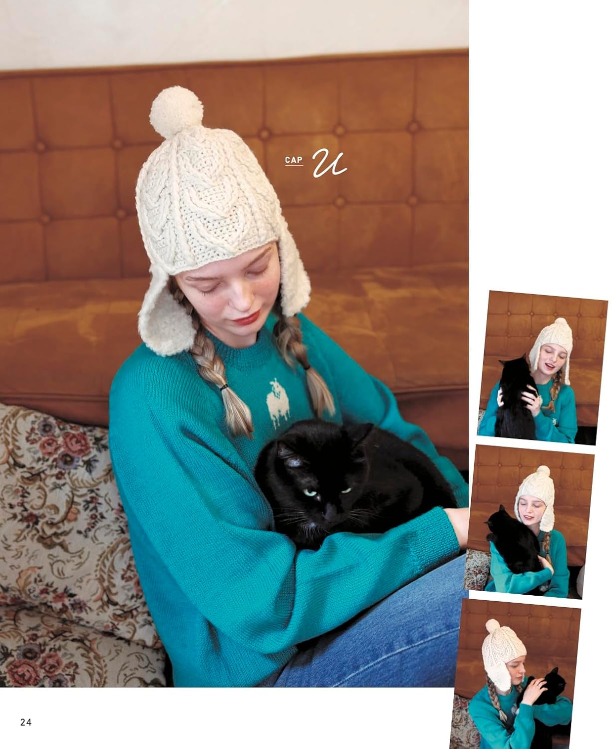 Crochet Aran Pattern Hats- Japanese Craft Book
