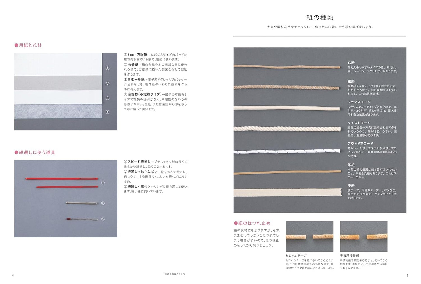 The Drawstring Bag Pattern Book - Japanese Craft Book