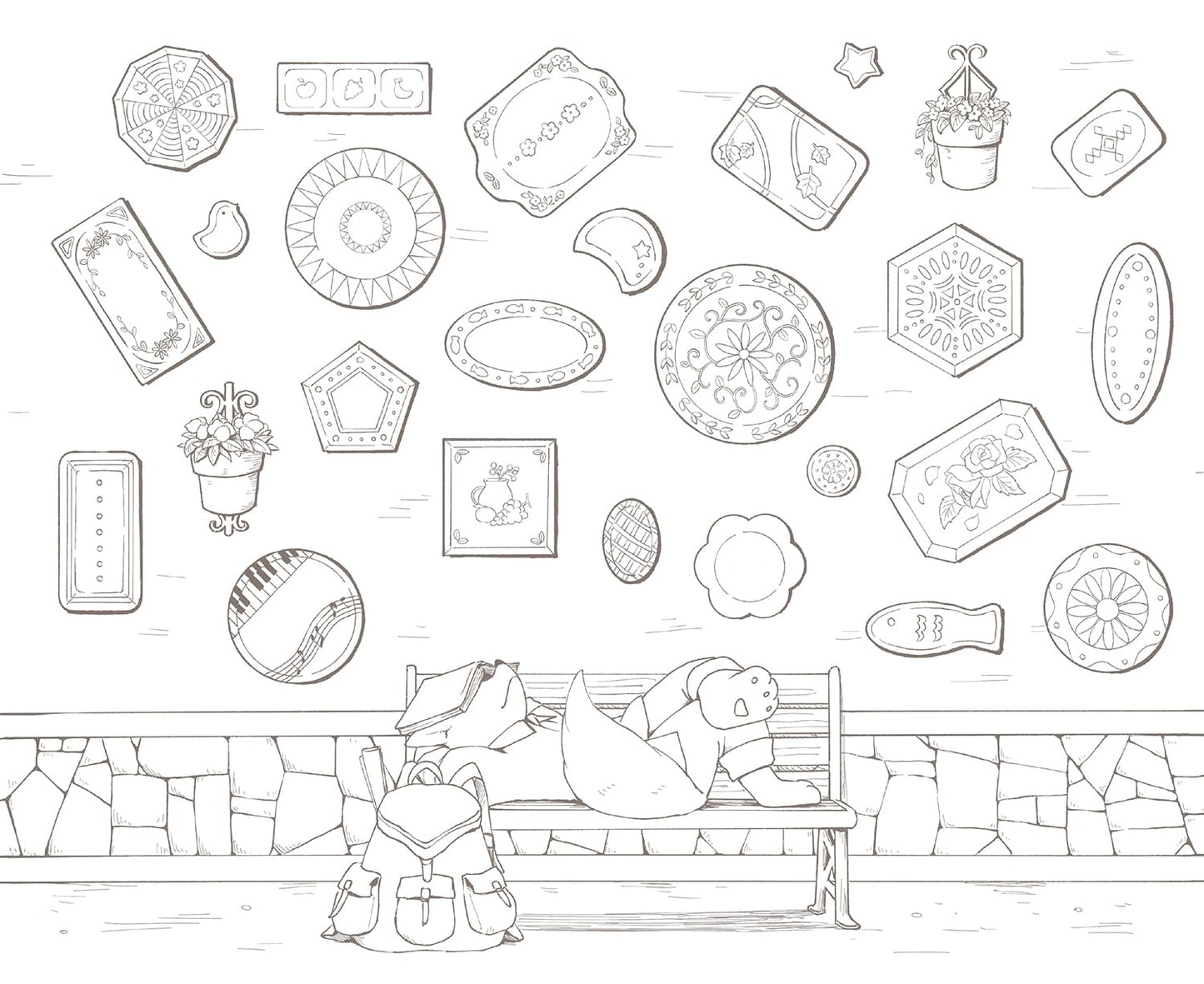 The Traveling Animal Orchestra Coloring Book - Japanese Coloring Book