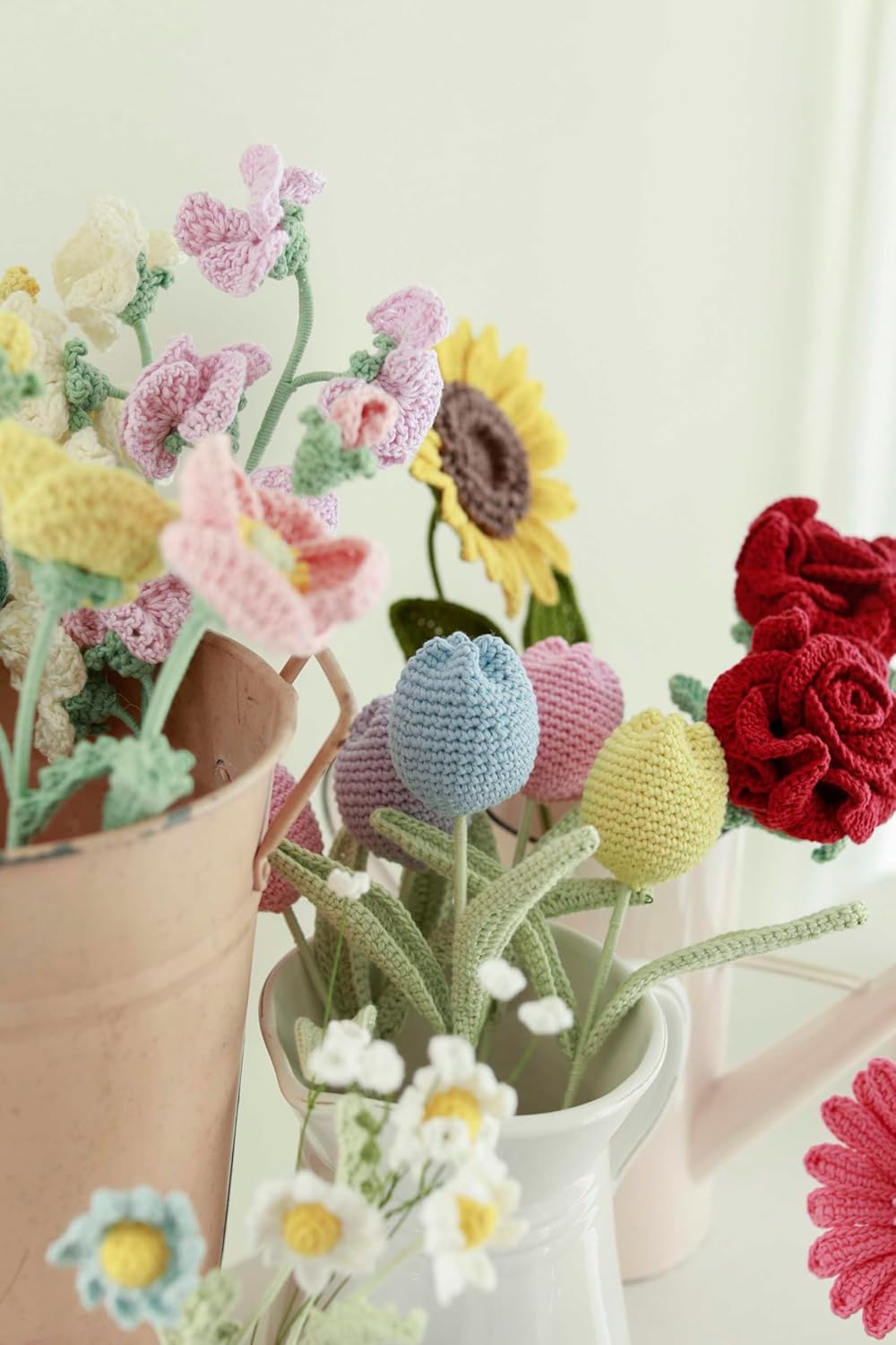 Flowers Blooming with Crochet and Yarn - Japanese Craft Book