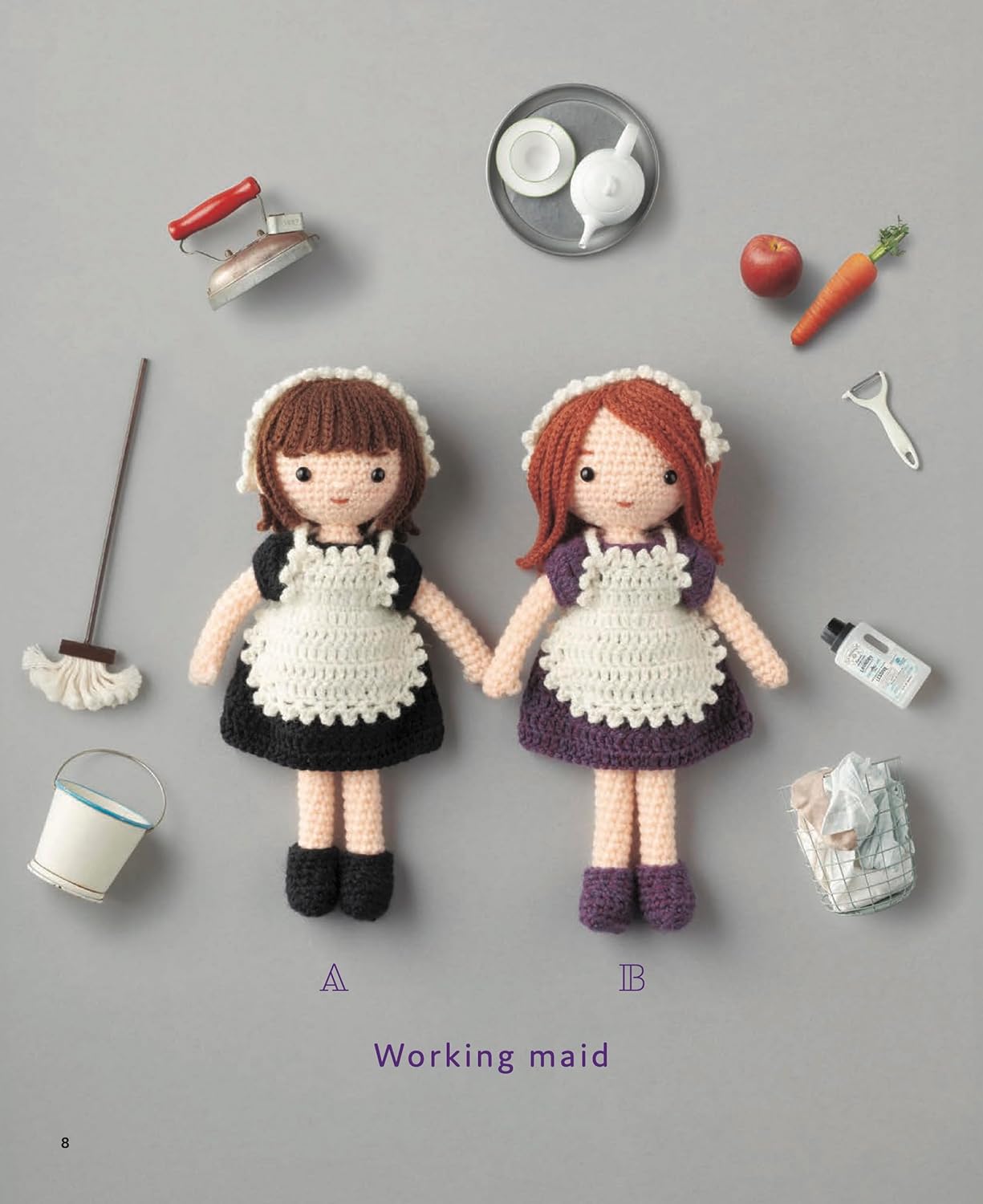 Oshi-Ami: Crochet Dress-Up Dolls - Japanese Craft Book