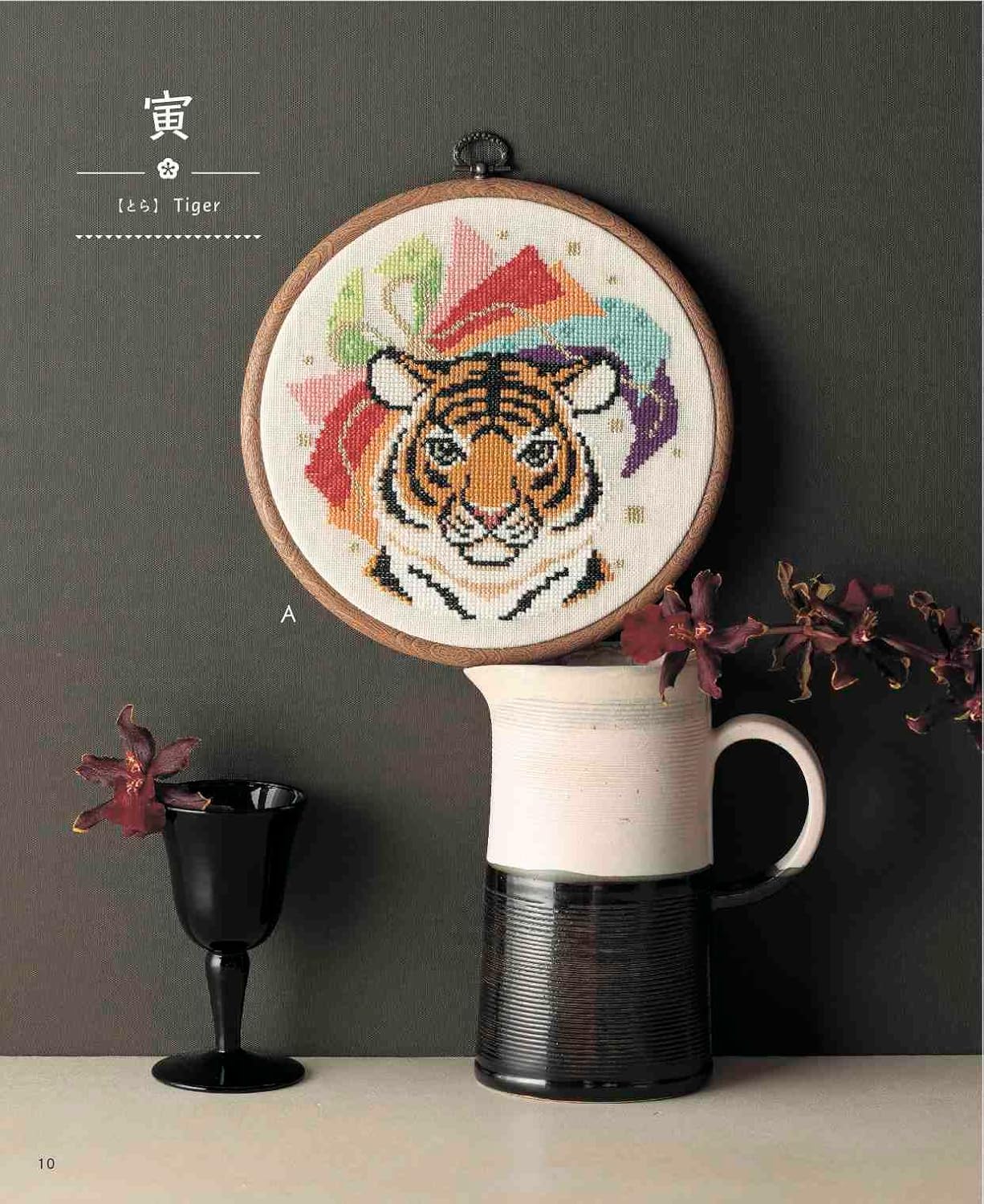 Zodiac Animals Cross Stitch Patterns - Japanese Craft Book