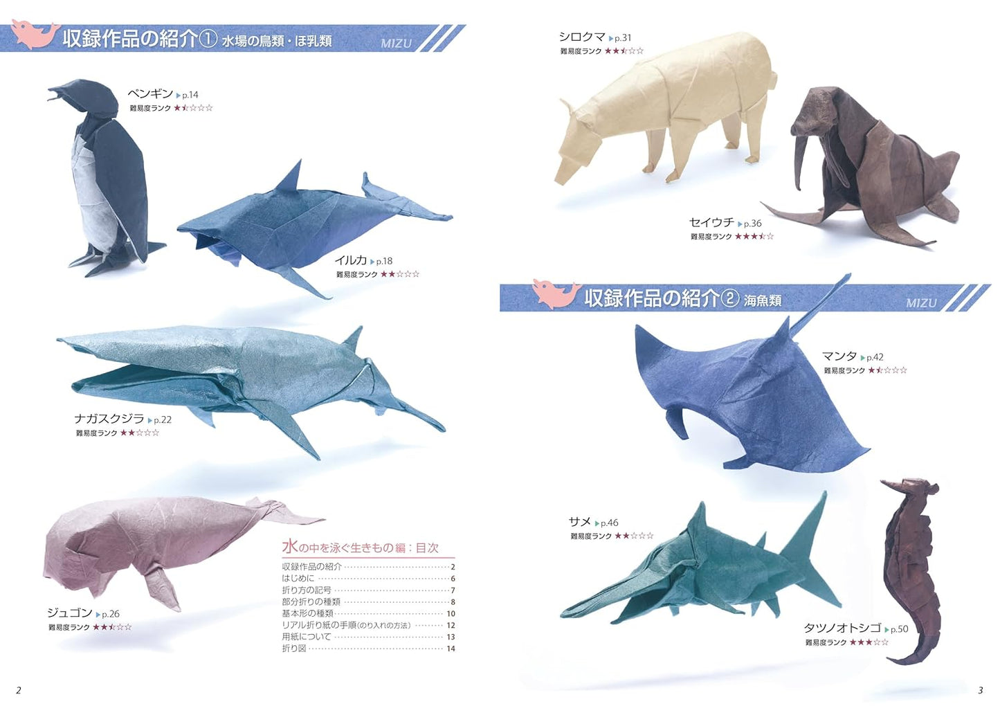 Real Origami Creatures in Water - Japanese Craft Book