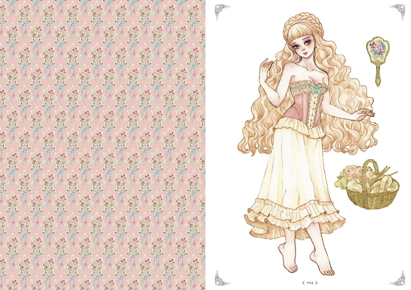 Dress Up Doll Illustration Princess Fantasy by Sakizo - Japanese Art Book