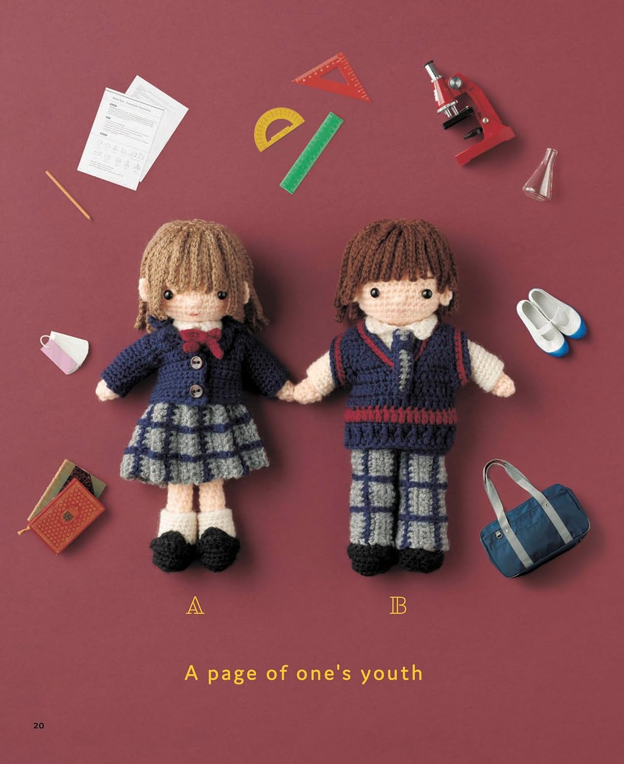 Oshi-Ami: Crochet Dress-Up Dolls - Japanese Craft Book