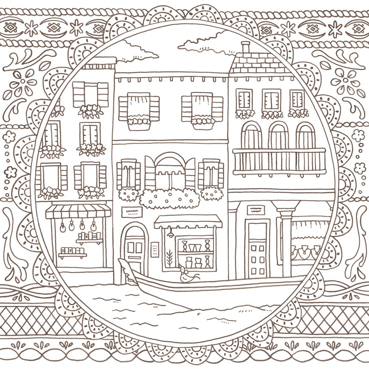 Eriy's World Heritage Coloring Book - Japanese Coloring Book by Eriy