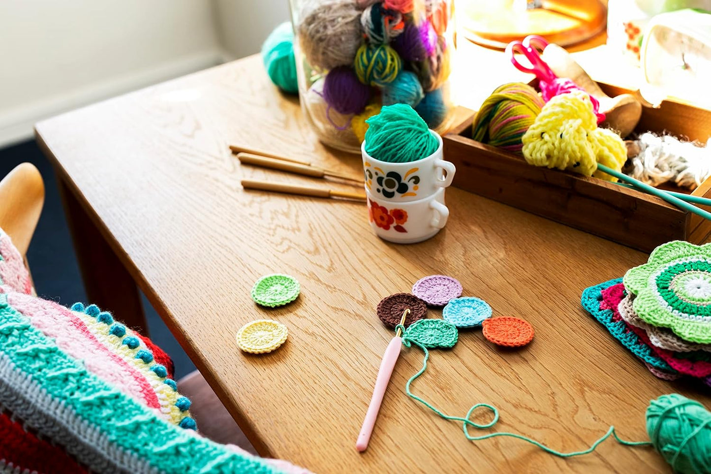 What do you make with leftover yarns? - Japanese Craft Book