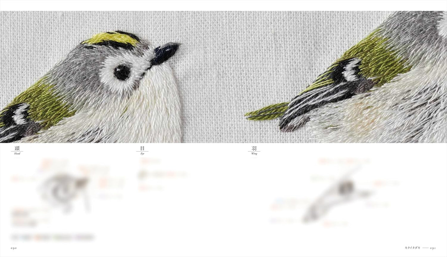 Beautiful Wild Bird Embroidery - Japanese Craft Book