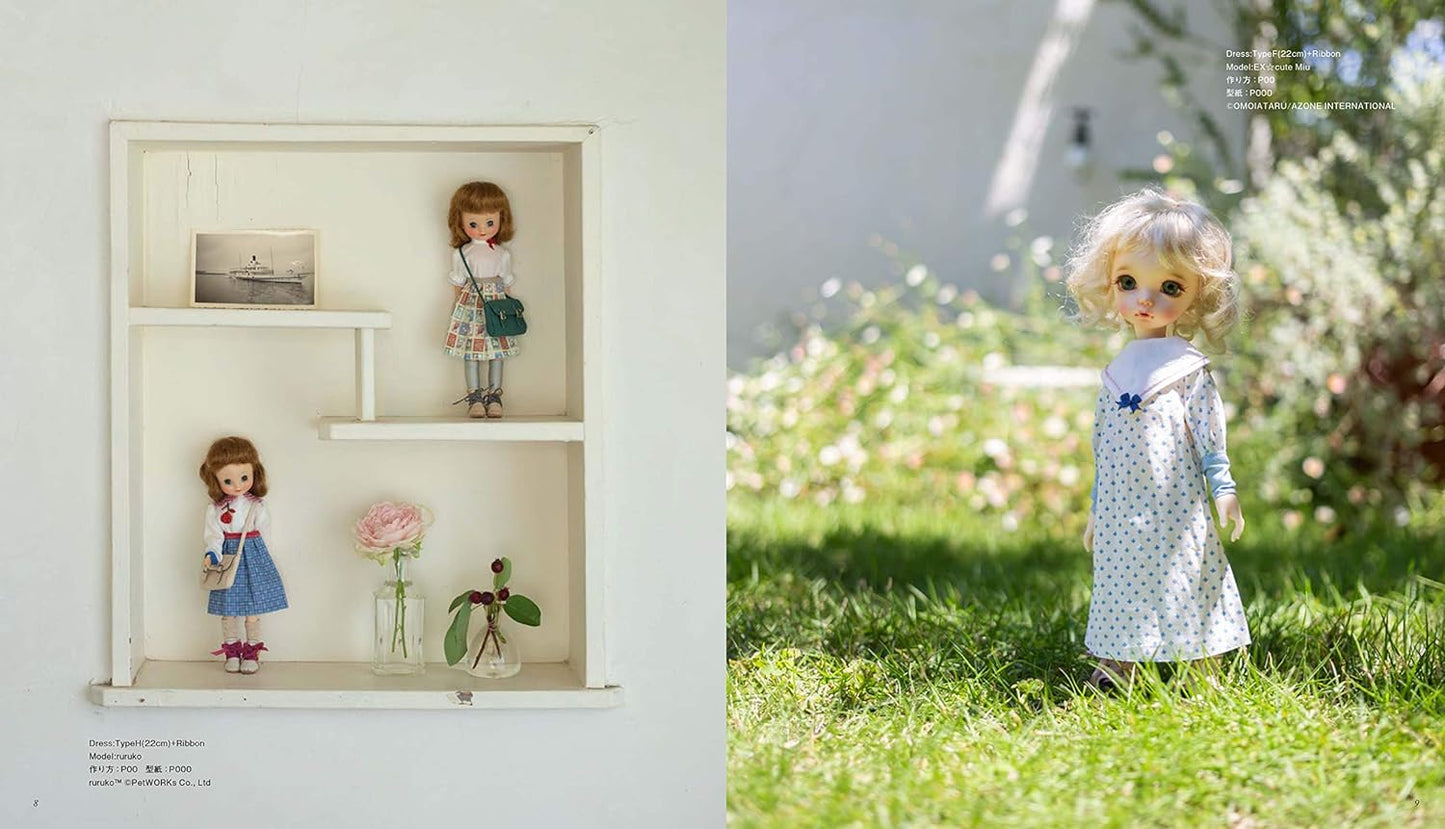 Doll COORDINATE RECIPE for New Retro Style - Japanese Craft Book