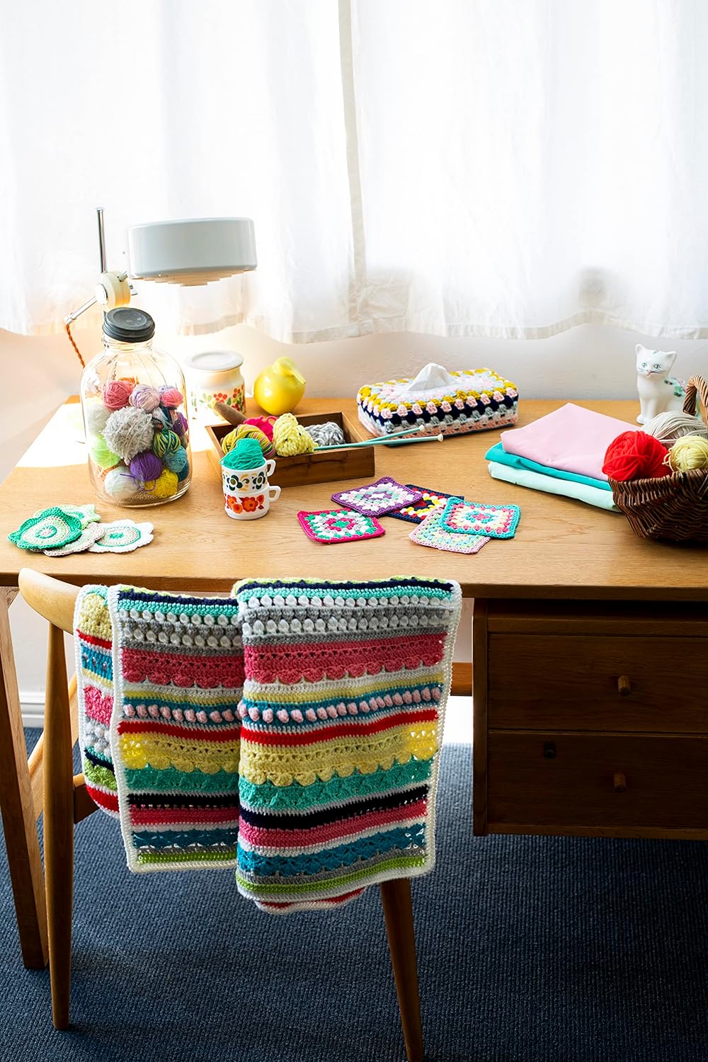 What do you make with leftover yarns? - Japanese Craft Book