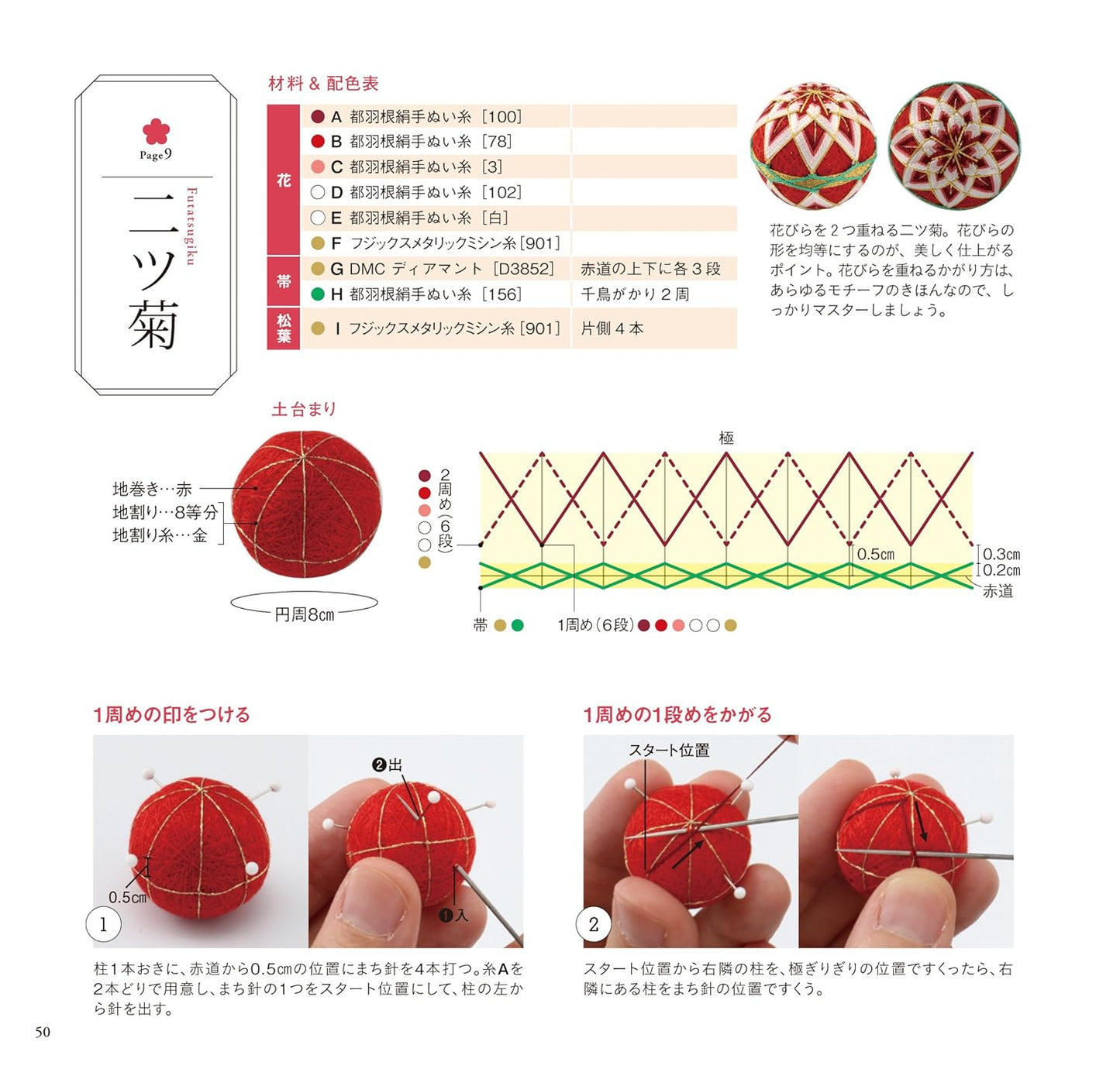 Little Temari Balls and Accessories - Japanese Craft Book