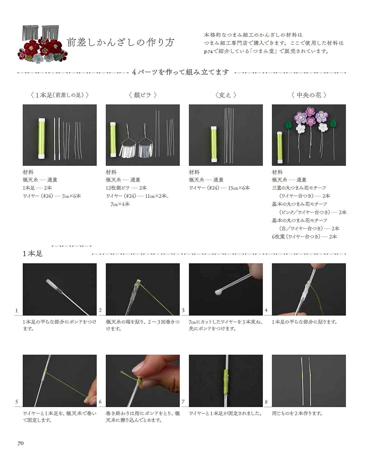 Tsuyutsuki's TSUMAMI Zaiku Accessories for 365 Days - Japanese Craft Book
