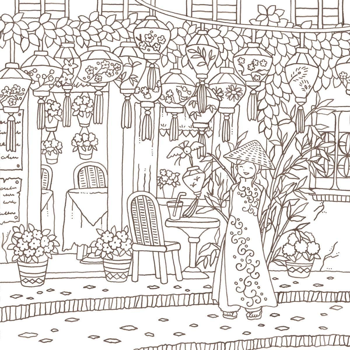 Eriy's World Heritage Coloring Book - Japanese Coloring Book by Eriy