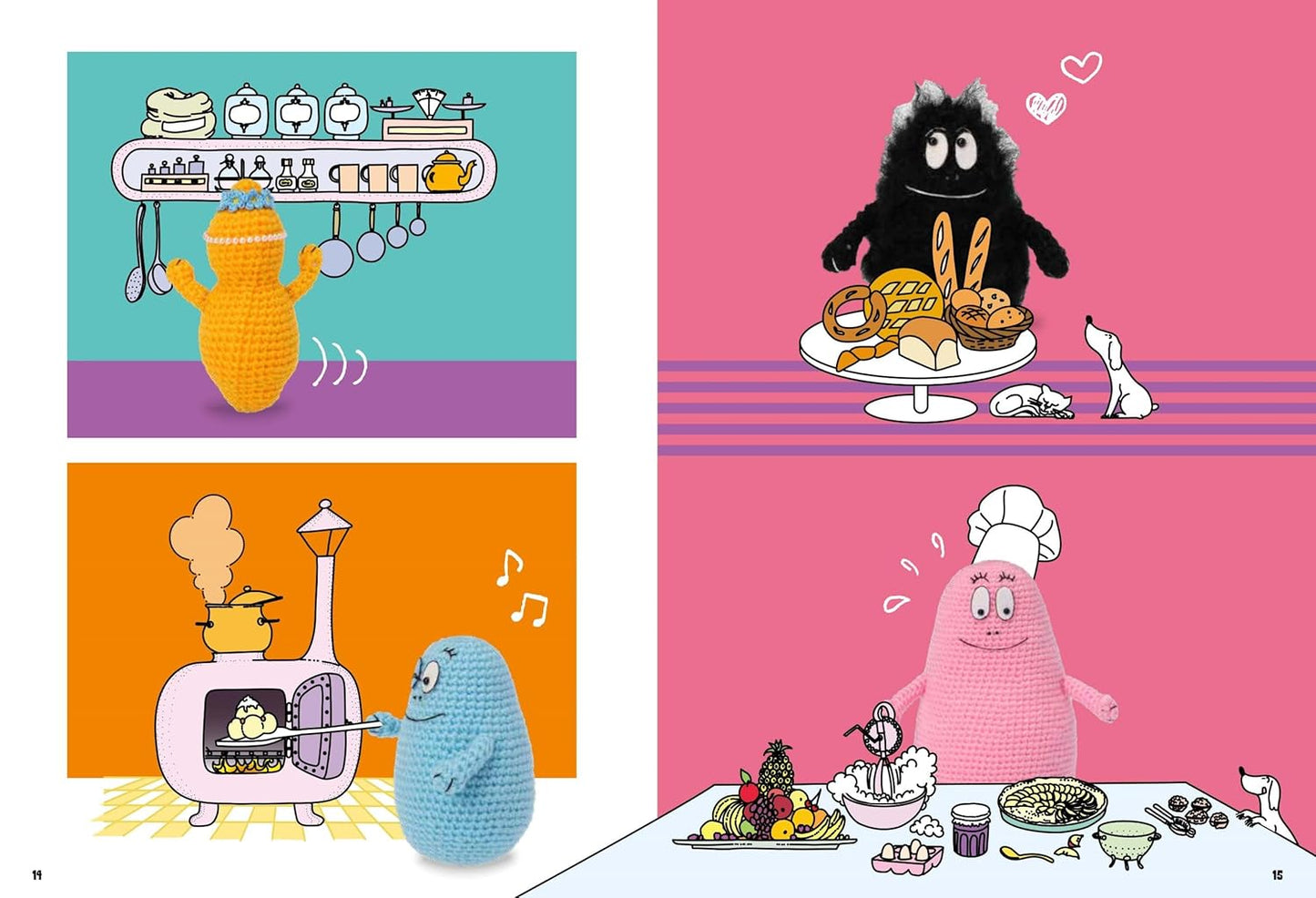 Barbapapa Amigurumi Crochet Pattern Book  - Japanese Craft Book