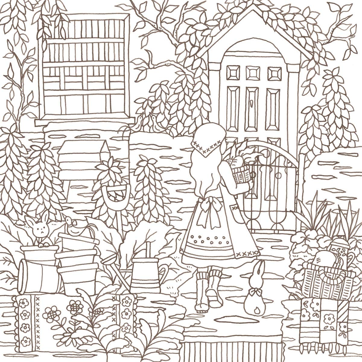 Eriy's World Heritage Coloring Book - Japanese Coloring Book by Eriy