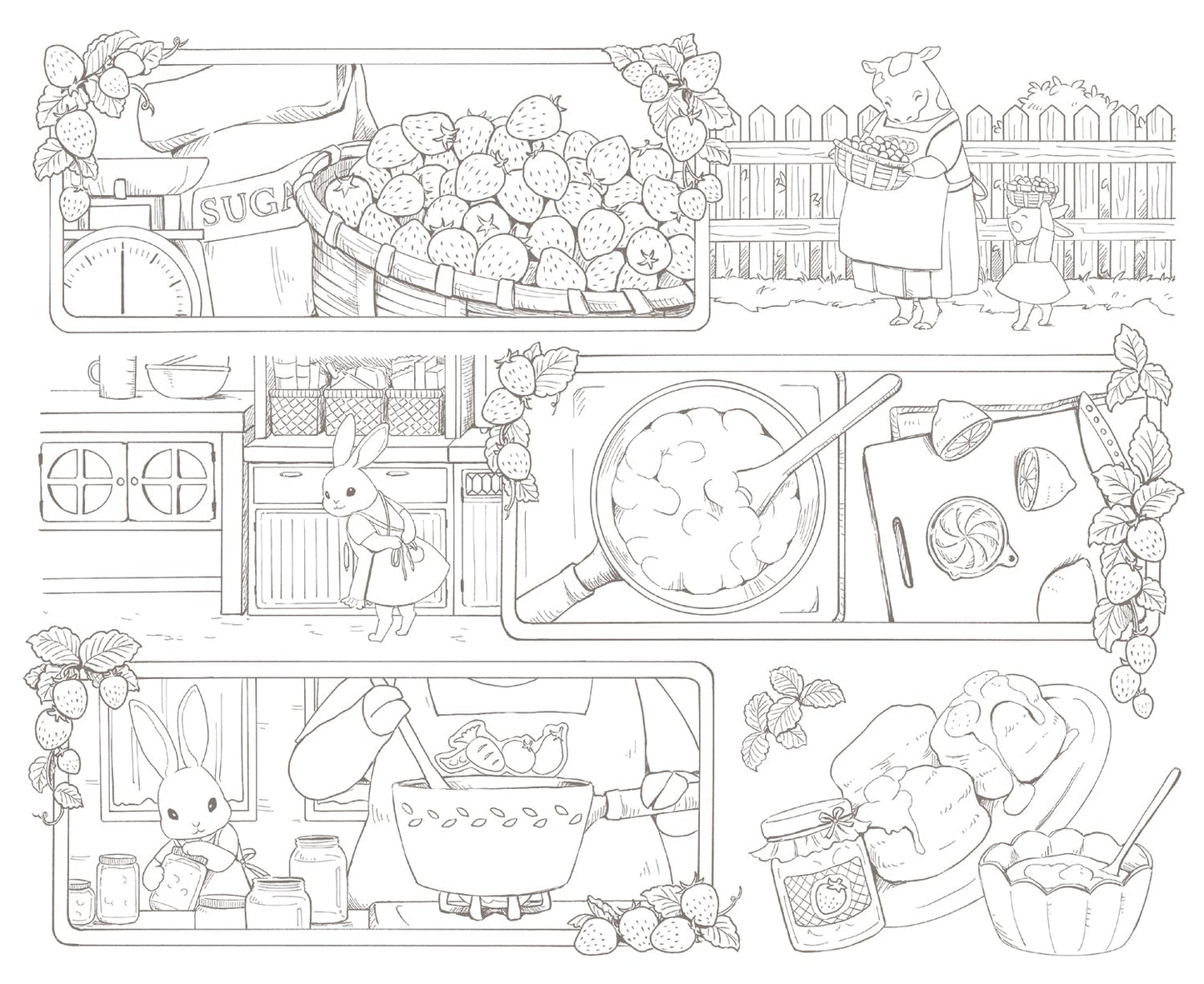 The Traveling Animal Orchestra Coloring Book - Japanese Coloring Book