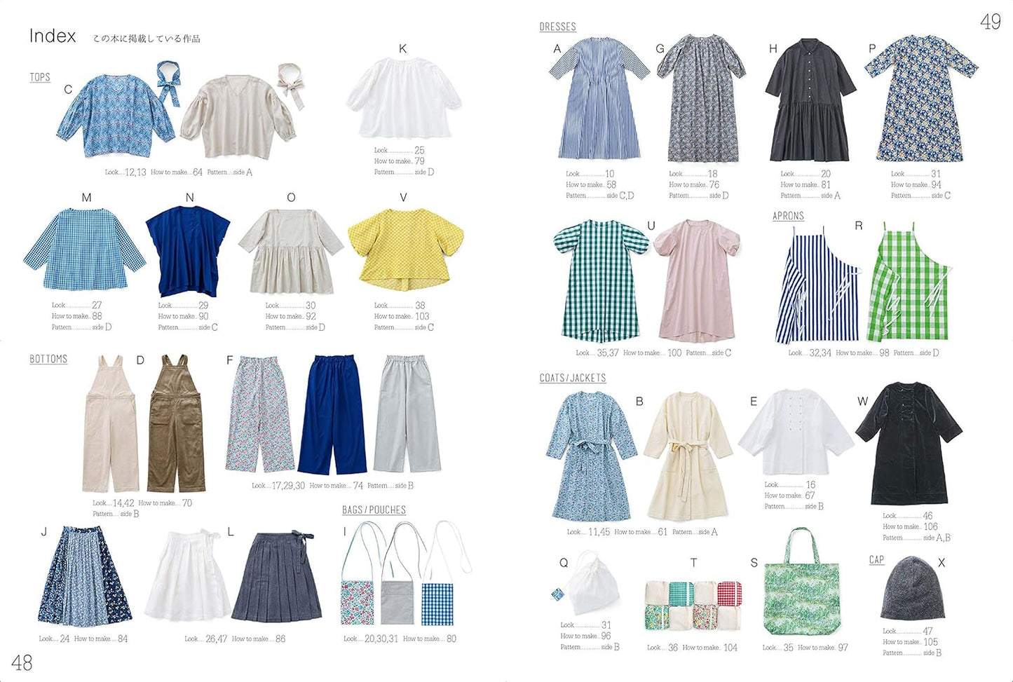 CHECK and STRIPE Adult Clothes Sewing Remedy - Japanese Craft Book