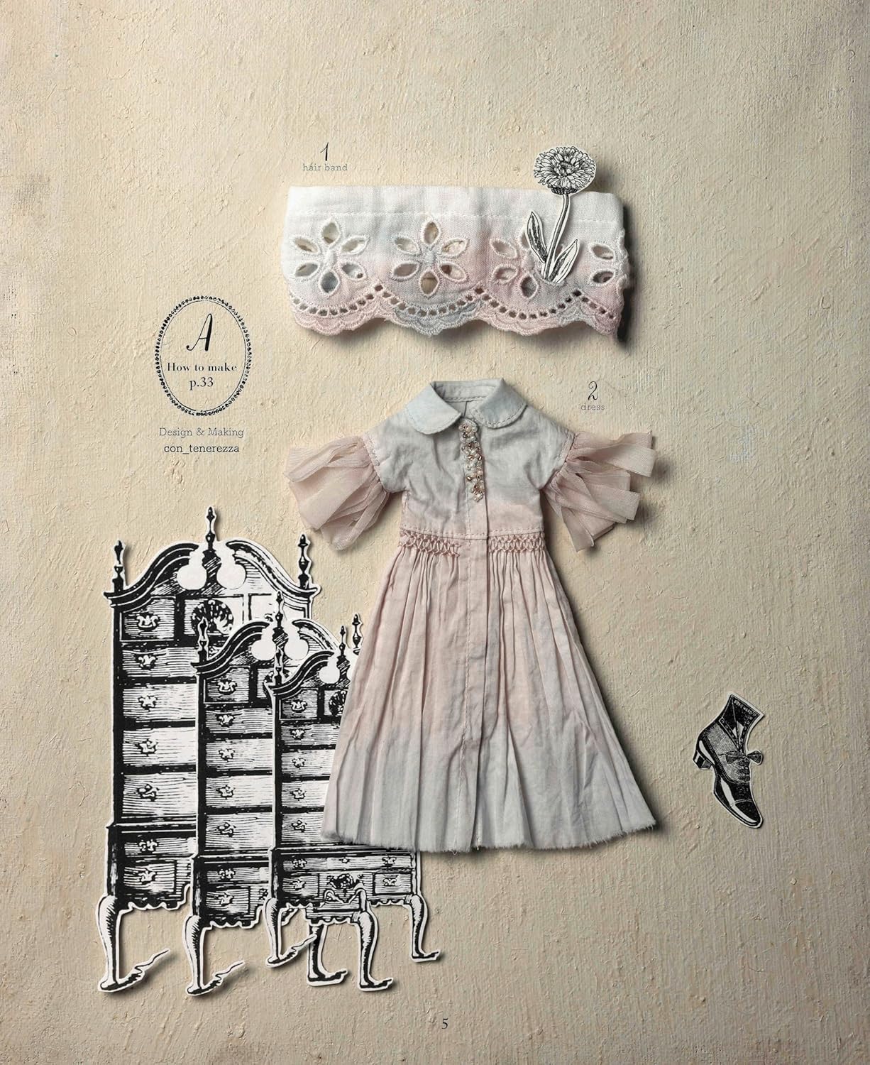 Blythe Antique Closet Sewing Book - Japanese Craft Book
