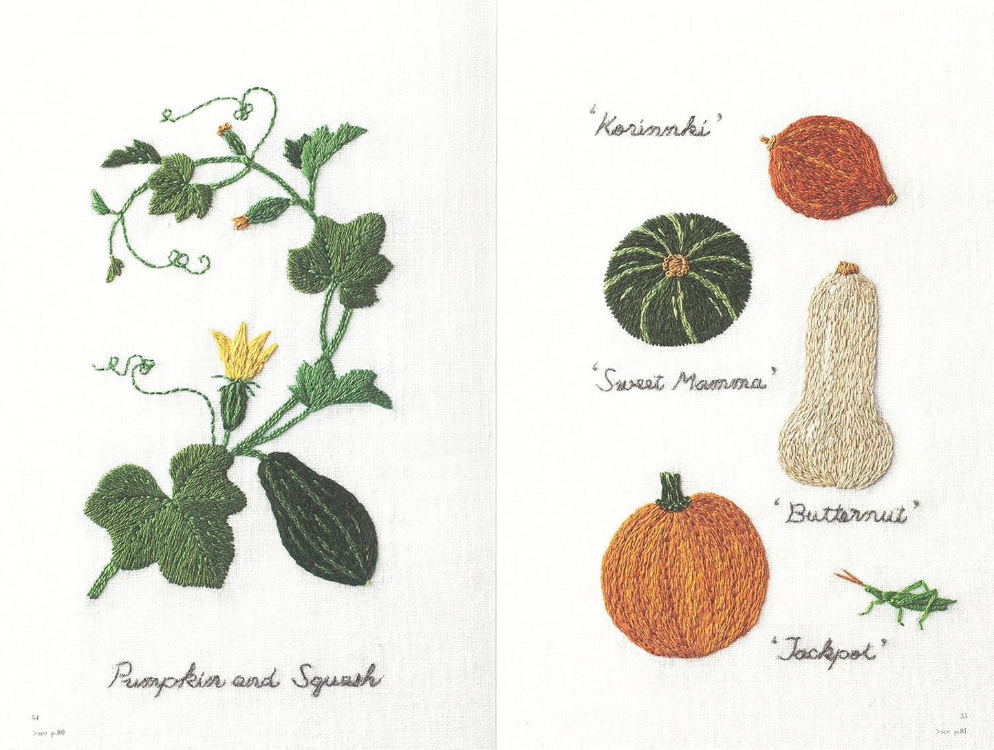 Kazuko Aoki Embroidered Kitchen Garden - Japanese Craft Book
