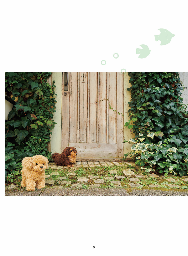 Cute Dog Crochet Amigurumi - Japanese Craft Pattern Book