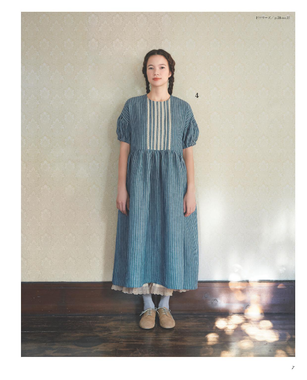 Nostalgic and Sweet Clothes for Mom and Girl - Japanese Pattern Book