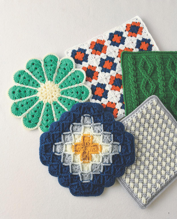 CROCHET CUSHIONS For Everyday Use - Japanese Pattern Book