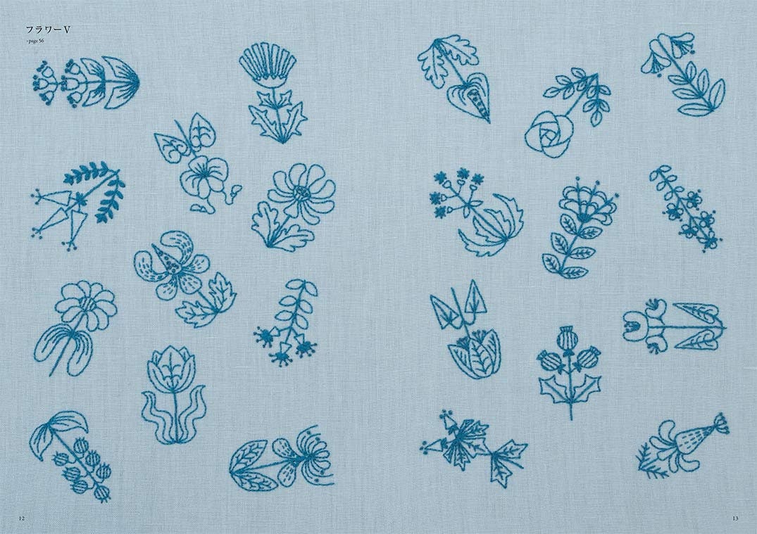 Pieni Sieni's Botanical Embroidery - Japanese Craft Book