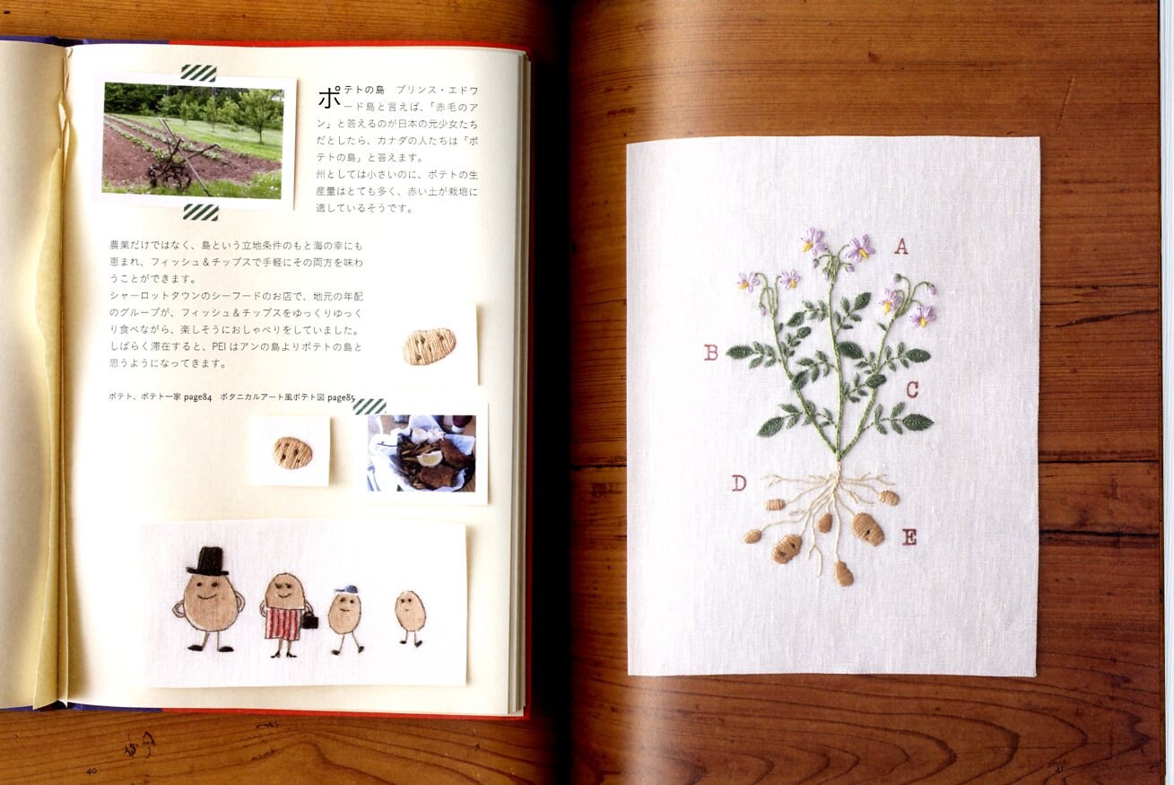 Encounters with Anne of Green Gables / Kazuko Aoki Stitch - Japanese Craft Book
