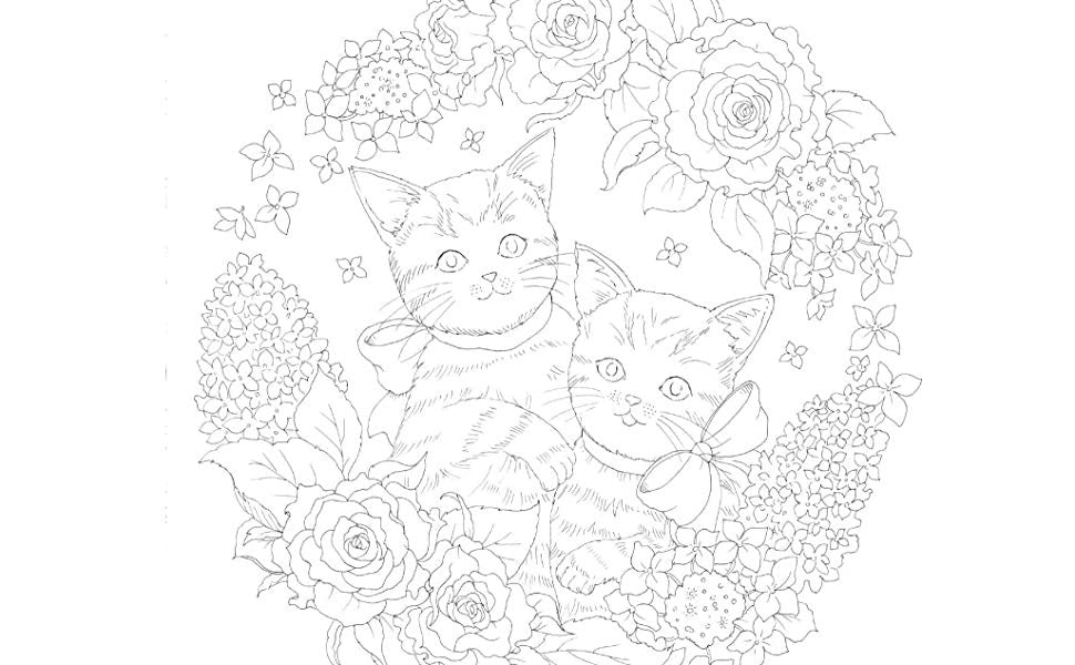 Small Happiness you find in your everyday life Coloring Book - Japanese Coloring Book