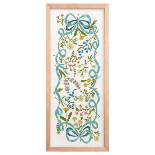Alice Makabe Embroidery Kit Spring Breeze Ribbon -  Japanese Craft Kit