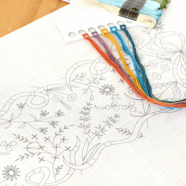 Alice Makabe Embroidery Kit The Joy of Harvest -  Japanese Craft Kit