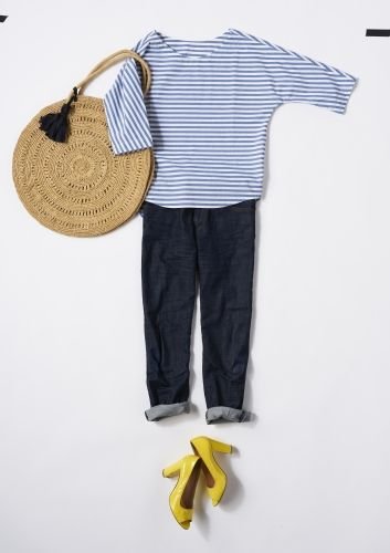 CHECK & STRIPE Scandinavian Style Outfit - Japanese Craft Book