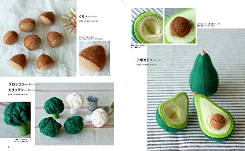 Best Selection Popular FELT VEGETABLES And FRUITS - Japanese Felt Craft Book