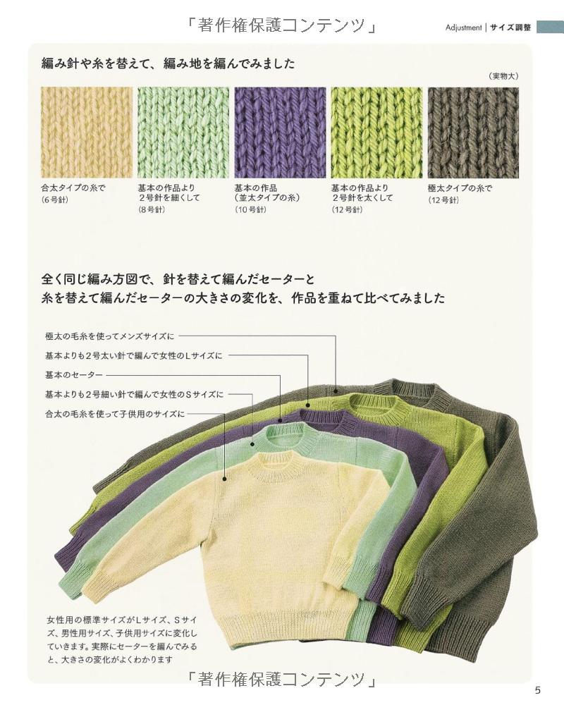 Adjustment, Drawing, Dividing of Knitting & Crochet - Japanese Craft Book
