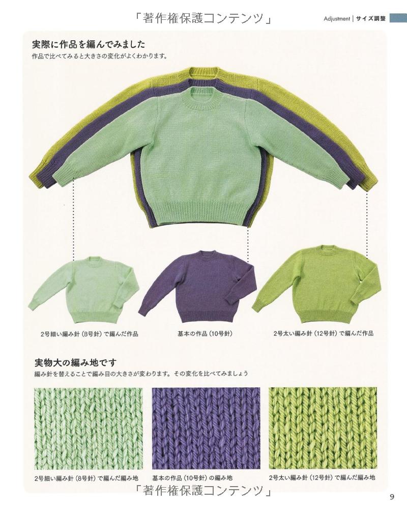Adjustment, Drawing, Dividing of Knitting & Crochet - Japanese Craft Book