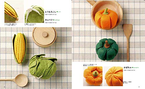 Best Selection Popular FELT VEGETABLES And FRUITS - Japanese Felt Craft Book