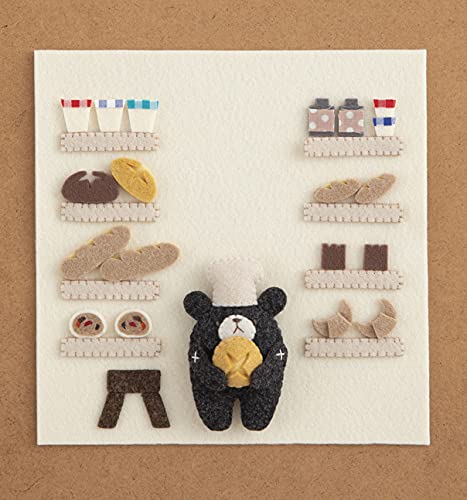 Cute Felt Bears and their Lovely Stores - Japanese Craft Book